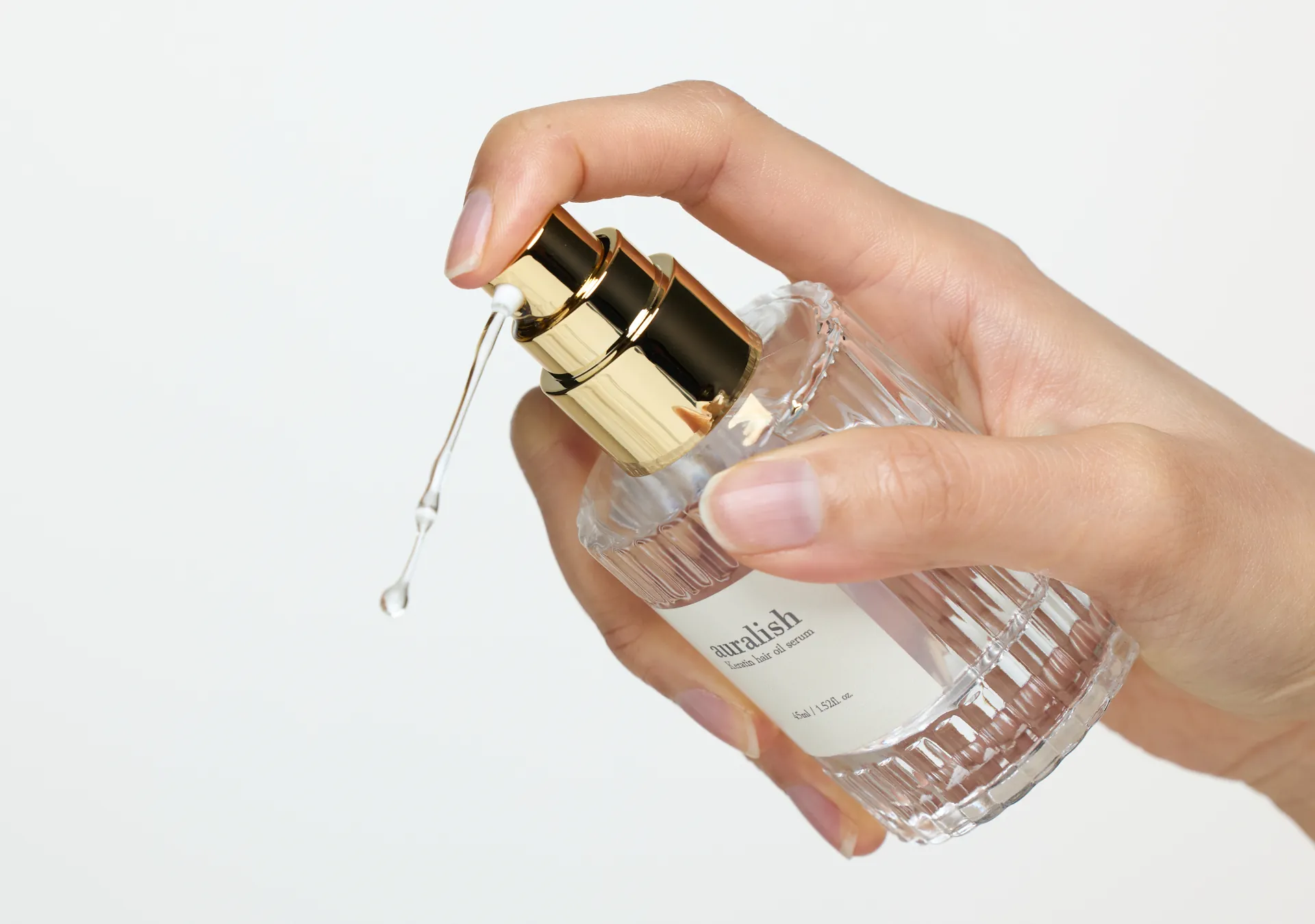 auralish keratin hair oil serum